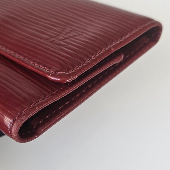 Louis Vuitton Burgundy Key & Card Holder - Picture 6 of 7
